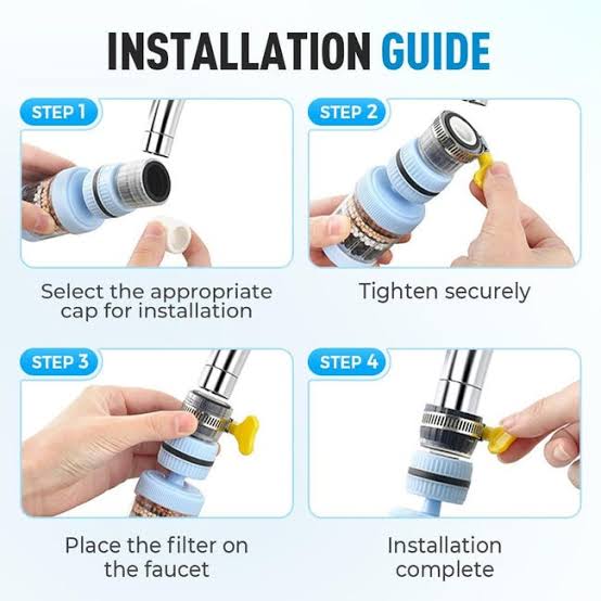 Filtre Robinet Purificateur d'Eau Multi-Couches